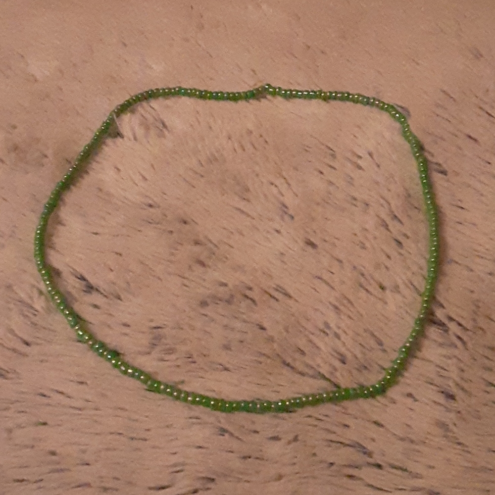 Green Beaded Choker